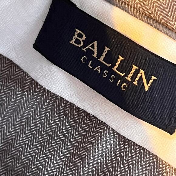 Ballin Micro Nano Travel Twill Performance Plain Front Shorts.  Orange Size 34 - Picture 3 of 7